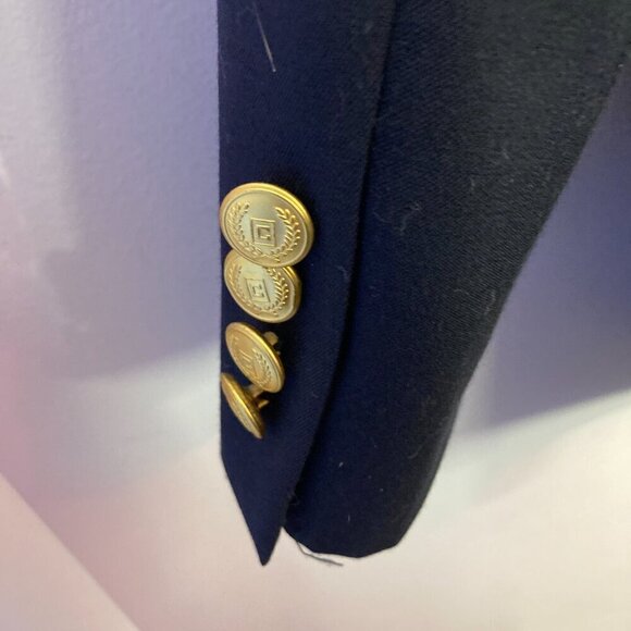 Chaps Navy Wool Blend Blazer, EUC, Size 40R - Picture 7 of 9